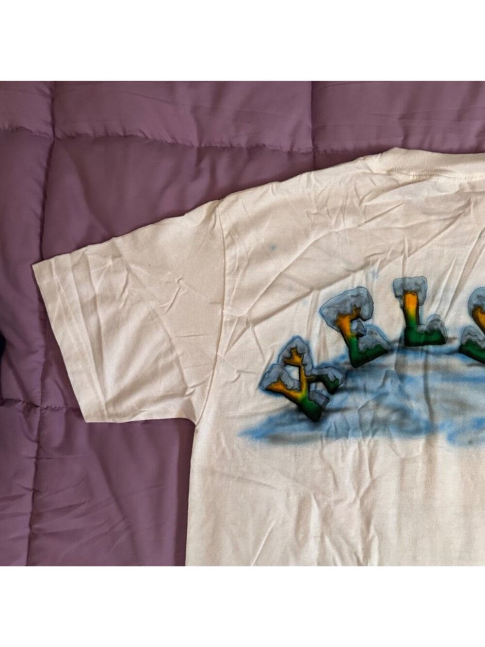 This Is How We Roll Airbrushed Mariposa School Bus Graphic T-Shirt Large Alstyle - Picture 14 of 14